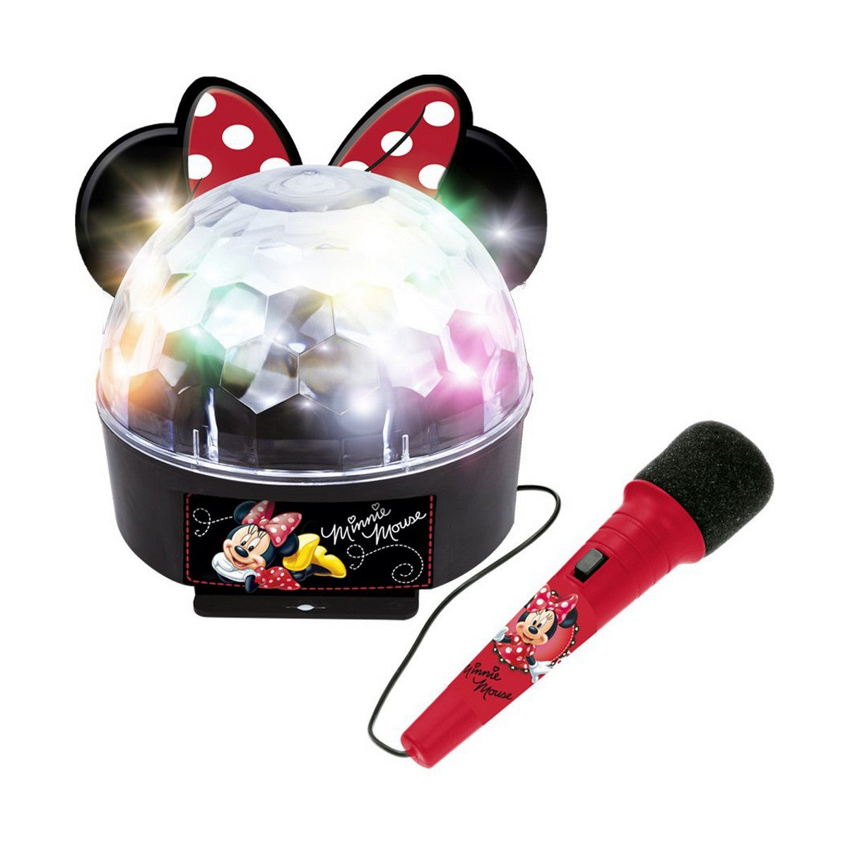 Amplifier Minnie Mouse Bluetooth with sound Lights Microphone 19,5 x