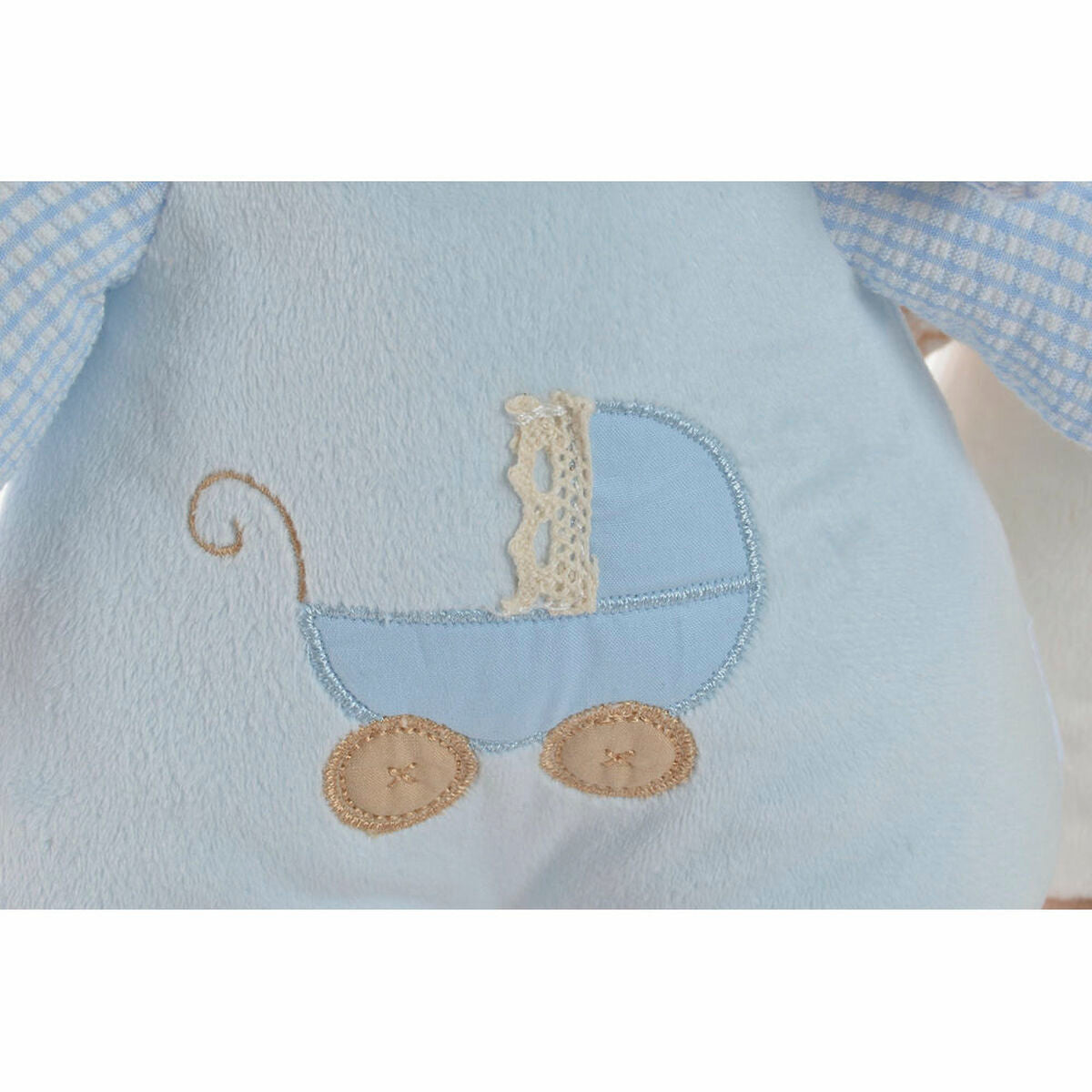 Teddy Bear DKD Home Decor Beige Pink Sky blue Light Pink Metal Musical