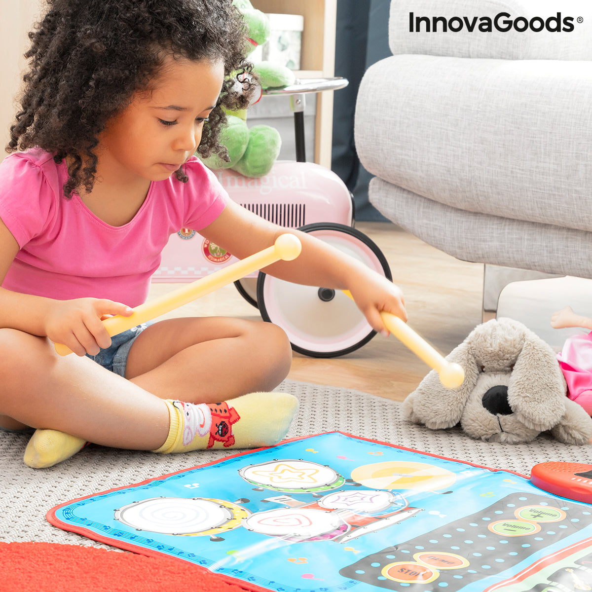 2-in-1 Musical Mat Beats'n'Tunes InnovaGoods